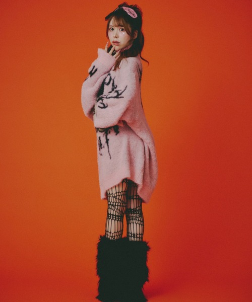 Galfy ふわふわキャンディーニット　シャギーニット 👉NEW ARRIVAL✨ GALFY . “ふわふわダークキャンディーニット” . 💃毛