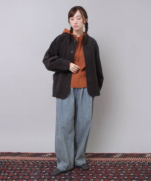 URCH RNA(アーチ アールエヌエー)の「R4389 URCHデニスラパンツ(デニムパンツ・レディース・インディゴブルー/ブラック・FREE)」の8枚目の写真
