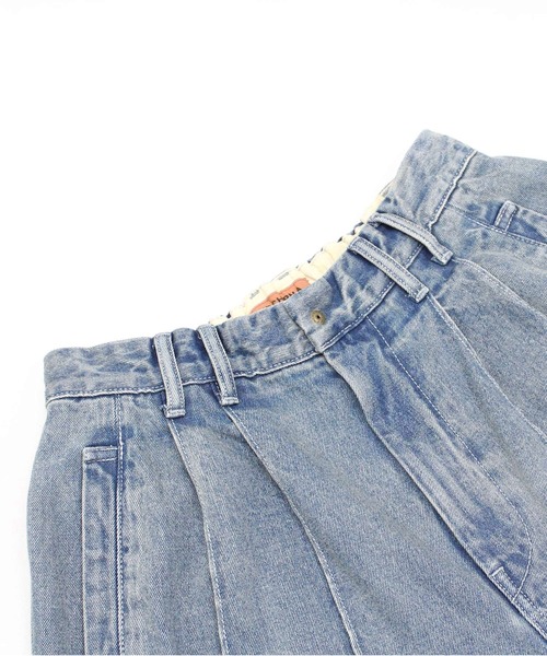 URCH RNA(アーチ アールエヌエー)の「R4389 URCHデニスラパンツ(デニムパンツ・レディース・インディゴブルー/ブラック・FREE)」の11枚目の写真
