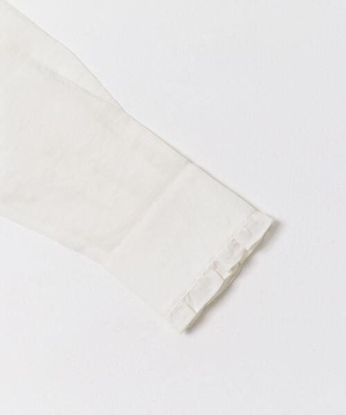 URBAN RESEARCH DOORS（アーバンリサーチドアーズ）の「フリルカラーブラウス（シャツ/ブラウス・レディース・ブラック/オフホワイト/ブラウン・MEDIUM）」の12枚目の写真