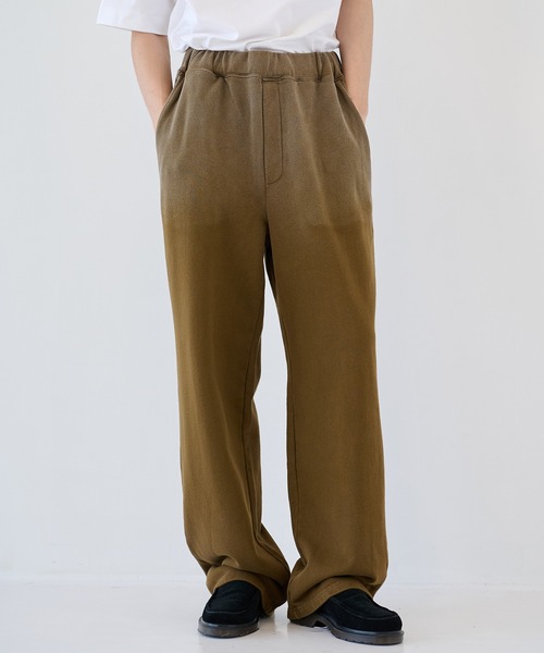 F-LAGSTUF-F(フラグスタフ)の「【F-LAGSTUF-F/フラグスタフ】FADE SWEAT PANTS(スウェットパンツ・メンズ・ブラック/ネイビー/ブラウン・L/M)」の2枚目の写真