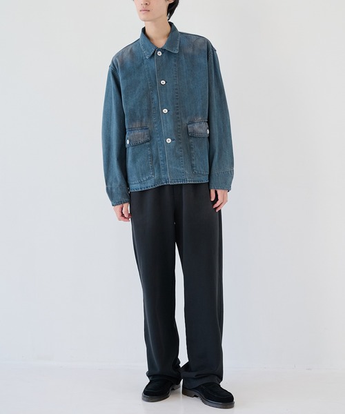 F-LAGSTUF-F(フラグスタフ)の「【F-LAGSTUF-F/フラグスタフ】FADE SWEAT PANTS(スウェットパンツ・メンズ・ブラック/ネイビー/ブラウン・L/M)」の4枚目の写真