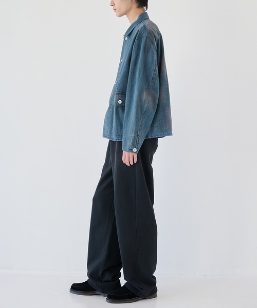 F-LAGSTUF-F(フラグスタフ)の「【F-LAGSTUF-F/フラグスタフ】FADE SWEAT PANTS(スウェットパンツ・メンズ・ブラック/ネイビー/ブラウン・L/M)」の5枚目の写真