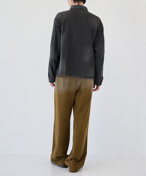 F-LAGSTUF-F(フラグスタフ)の「【F-LAGSTUF-F/フラグスタフ】FADE SWEAT PANTS(スウェットパンツ・メンズ・ブラック/ネイビー/ブラウン・L/M)」の7枚目の写真