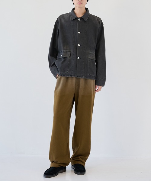 F-LAGSTUF-F(フラグスタフ)の「【F-LAGSTUF-F/フラグスタフ】FADE SWEAT PANTS(スウェットパンツ・メンズ・ブラック/ネイビー/ブラウン・L/M)」の8枚目の写真