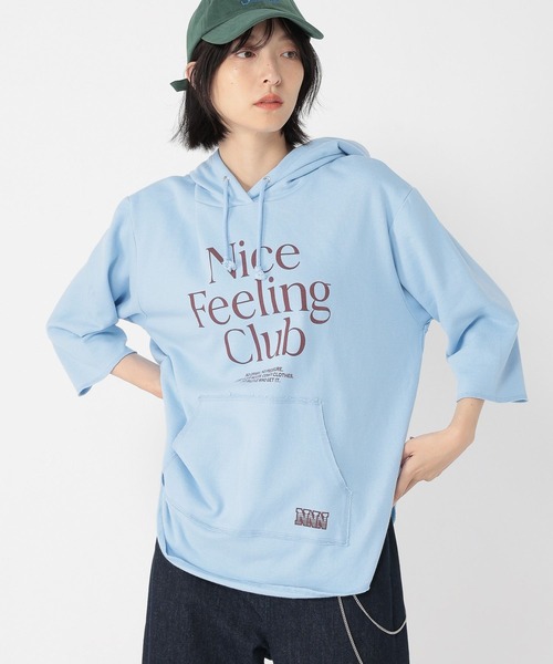 studio CLIP（スタディオクリップ）の「【daily CLIP】プリントカラーフーディー（パーカー・レディース・グレー/グリーン/ライトブルー・FREE）」の12枚目の写真