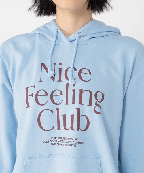 studio CLIP（スタディオクリップ）の「【daily CLIP】プリントカラーフーディー（パーカー・レディース・グレー/グリーン/ライトブルー・FREE）」の18枚目の写真