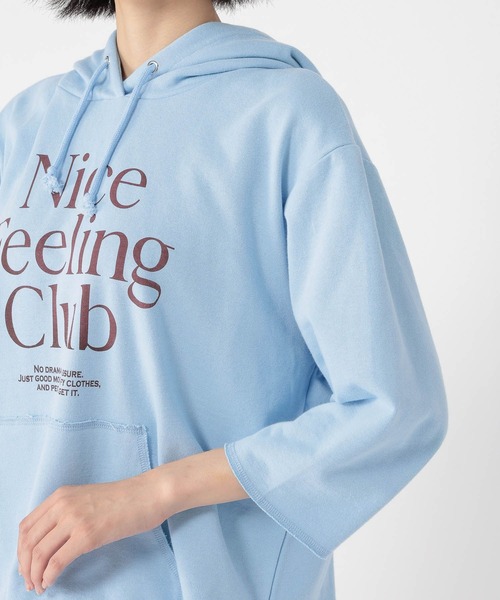 studio CLIP（スタディオクリップ）の「【daily CLIP】プリントカラーフーディー（パーカー・レディース・グレー/グリーン/ライトブルー・FREE）」の19枚目の写真