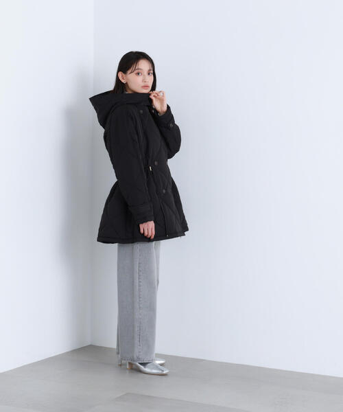 NATURAL BEAUTY BASIC（ナチュラルビューティーベーシック）の「◇2wayダイヤキルティングブルゾン（ブルゾン・レディース・オフホワイト/ブラック・SMALL/MEDIUM）」の10枚目の写真