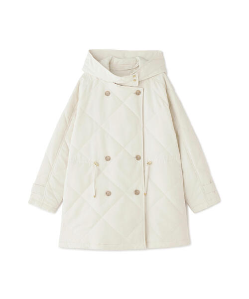 NATURAL BEAUTY BASIC（ナチュラルビューティーベーシック）の「◇2wayダイヤキルティングブルゾン（ブルゾン・レディース・オフホワイト/ブラック・SMALL/MEDIUM）」の16枚目の写真