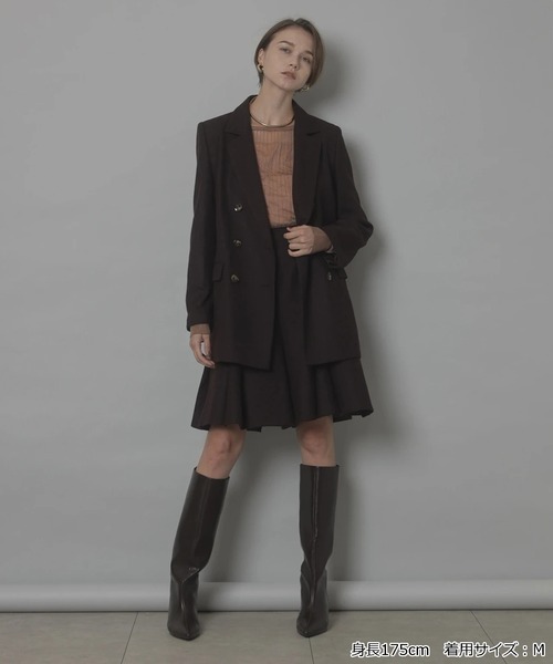 セール】ダブルテーラードジャケット（ダウンジャケット/コート