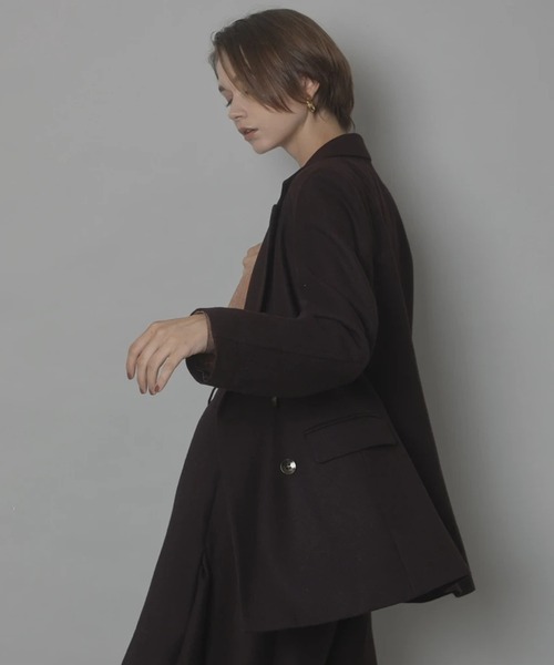 セール】ダブルテーラードジャケット（ダウンジャケット/コート