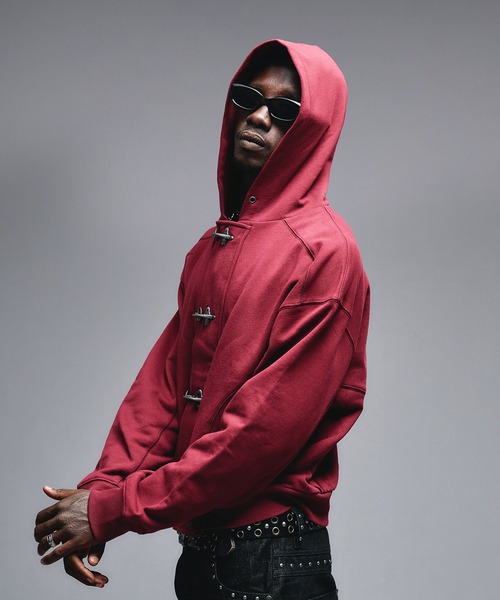 ANDER HUNK（アンダーハンク）の「Fireman Design Zip-up Parker / ファイヤーマンデザインジップアップパーカー（パーカー・メンズ・バーガンディー/ブラック系/ブラック・SMALL/MEDIUM/LARGE）」の11枚目の写真