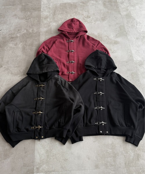 ANDER HUNK ファイヤーマンデザインジップアップパーカー ジャケット セール】Fireman Design Zip-up Parker / ファイヤーマンデザイン