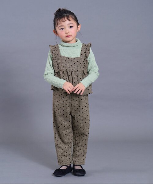 ドット柄サロペット風セットアップ（セットアップ）｜Seraph（セラフ