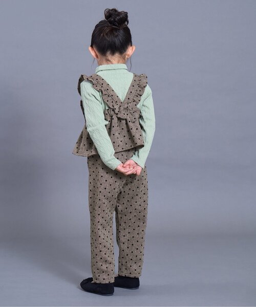 ドット柄サロペット風セットアップ（セットアップ）｜Seraph（セラフ