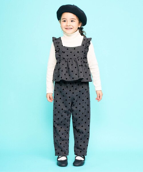 ドット柄サロペット風セットアップ（セットアップ）｜Seraph（セラフ