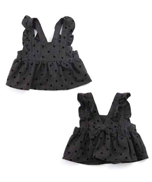 ドット柄サロペット風セットアップ（セットアップ）｜Seraph（セラフ