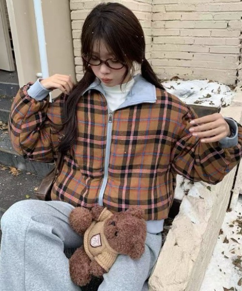 AsRiRe（アスリレイ）の「25aw チェック2wayブルゾン（ブルゾン）」 - WEAR