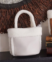 earth music&ecology | ムートン風ボアバッグ(ハンドバッグ)