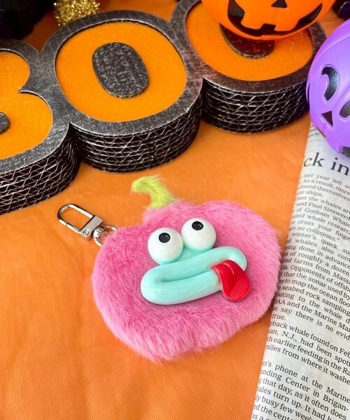 WEGO/ミニぺろりんパンプキンモンスターぬいぐるみキーホルダー