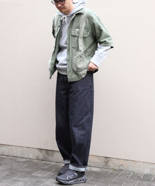 Sanca（サンカ）の「Sanca/サンカ デニム5Pワイドフィット　15.5oz DENIM 5P WIDE FIT（メンズ）（デニムパンツ・メンズ・インディゴブルー・3/2/1）」の5枚目の写真