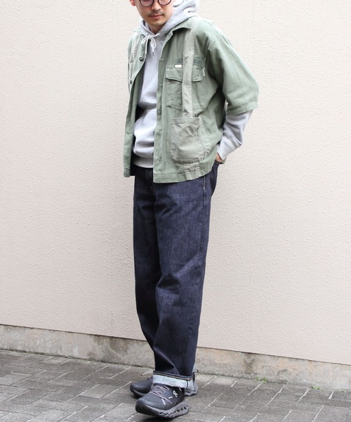 Sanca（サンカ）の「Sanca/サンカ デニム5Pワイドフィット　15.5oz DENIM 5P WIDE FIT（メンズ）（デニムパンツ・メンズ・インディゴブルー・3/2/1）」の7枚目の写真