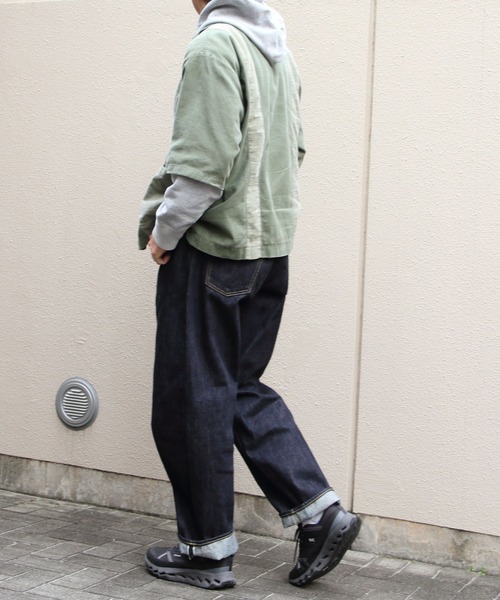 Sanca（サンカ）の「Sanca/サンカ デニム5Pワイドフィット　15.5oz DENIM 5P WIDE FIT（メンズ）（デニムパンツ・メンズ・インディゴブルー・3/2/1）」の8枚目の写真