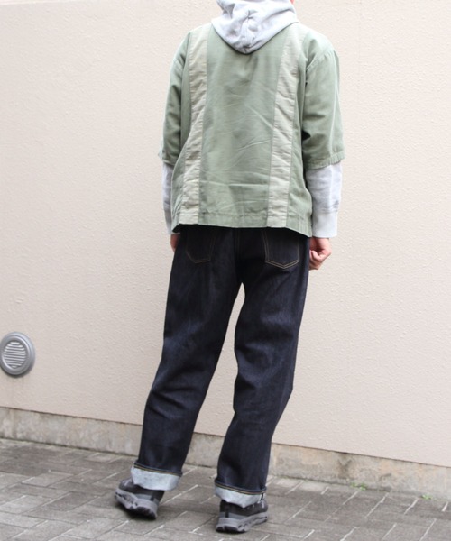 Sanca（サンカ）の「Sanca/サンカ デニム5Pワイドフィット　15.5oz DENIM 5P WIDE FIT（メンズ）（デニムパンツ・メンズ・インディゴブルー・3/2/1）」の9枚目の写真