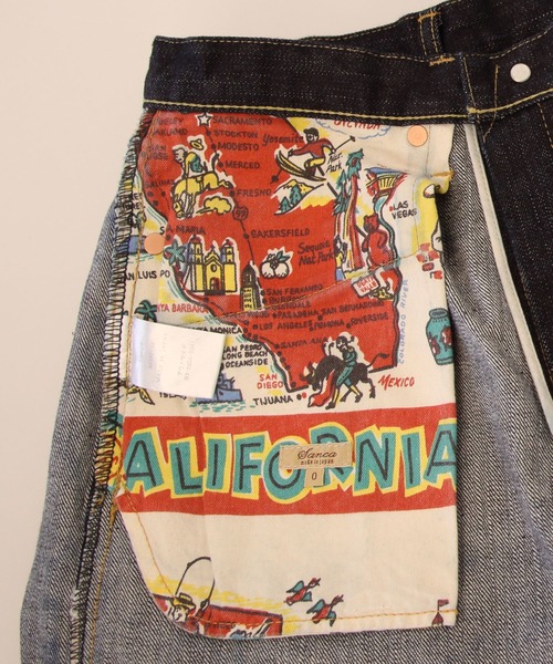 Sanca（サンカ）の「Sanca/サンカ デニム5Pワイドフィット　15.5oz DENIM 5P WIDE FIT（メンズ）（デニムパンツ・メンズ・インディゴブルー・3/2/1）」の13枚目の写真