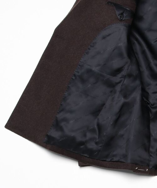 JOHN LAWRENCE SULLIVAN(ジョンローレンスサリバン)の「WOOL DOUBLE BREASTED JACKET(テーラードジャケット・メンズ・ブラウン/ブラック・46/44/48)」の5枚目の写真