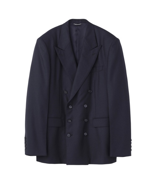 JOHN LAWRENCE SULLIVAN(ジョンローレンスサリバン)の「WOOL DOUBLE BREASTED JACKET(テーラードジャケット・メンズ・ブラウン/ブラック・46/44/48)」の1枚目の写真