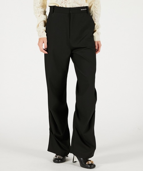 PRANK PROJECT(プランクプロジェクト)の「ヘムタックドレープパンツ / Hem Tuck Drape Pants(その他パンツ・レディース・ブラウン/グレー/ブラック・36/38)」の1枚目の写真