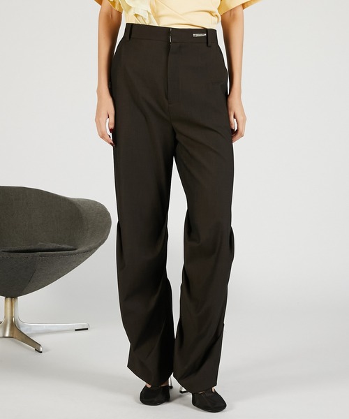 PRANK PROJECT(プランクプロジェクト)の「ヘムタックドレープパンツ / Hem Tuck Drape Pants(その他パンツ・レディース・ブラウン/グレー/ブラック・36/38)」の13枚目の写真