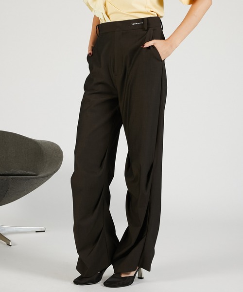 PRANK PROJECT(プランクプロジェクト)の「ヘムタックドレープパンツ / Hem Tuck Drape Pants(その他パンツ・レディース・ブラウン/グレー/ブラック・36/38)」の12枚目の写真