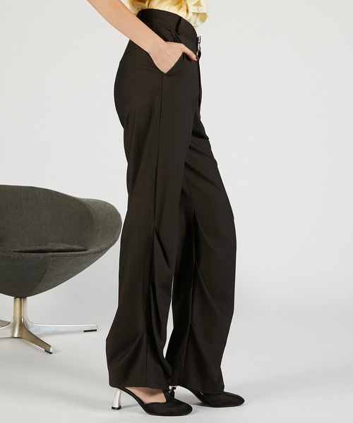 PRANK PROJECT(プランクプロジェクト)の「ヘムタックドレープパンツ / Hem Tuck Drape Pants(その他パンツ・レディース・ブラウン/グレー/ブラック・36/38)」の14枚目の写真