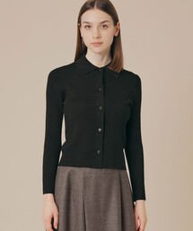 MACKINTOSH LONDON（マッキントッシュ ロンドン）の「クリアーニット衿付きカーディガン（カーディガン/ボレロ・レディース）」