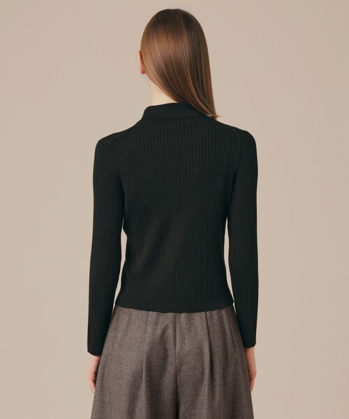 MACKINTOSH LONDON（マッキントッシュ ロンドン）の「クリアーニット衿付きカーディガン（カーディガン/ボレロ・レディース・ブラック/ブルー系その他2/ブラウン/グリーン/オレンジ・38/40）」の15枚目の写真