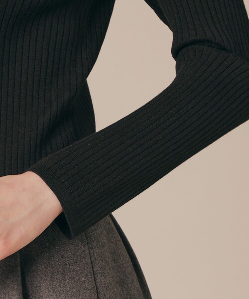 MACKINTOSH LONDON（マッキントッシュ ロンドン）の「クリアーニット衿付きカーディガン（カーディガン/ボレロ・レディース・ブラック/ブルー系その他2/ブラウン/グリーン/オレンジ・38/40）」の16枚目の写真