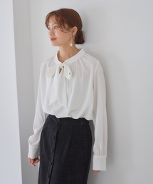 Andemiu | ボウタイブラウス長袖603830(シャツ/ブラウス)
