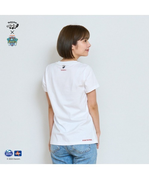 Vehicles(ビークルズ)の「パウパトロール 子供服 グラフィック半袖Tシャツマーシャルホワイト マーシャル(Tシャツ/カットソー・レディース・ブラック/ホワイト・womens free/MEDIUM/LARGE)」の5枚目の写真