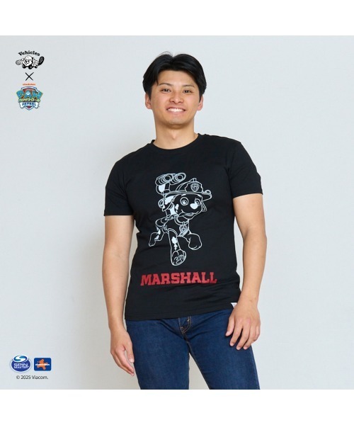 Vehicles(ビークルズ)の「パウパトロール 子供服 グラフィック半袖Tシャツマーシャルホワイト マーシャル(Tシャツ/カットソー・レディース・ブラック/ホワイト・womens free/MEDIUM/LARGE)」の8枚目の写真