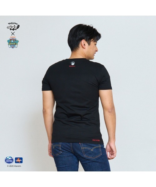 Vehicles(ビークルズ)の「パウパトロール 子供服 グラフィック半袖Tシャツマーシャルホワイト マーシャル(Tシャツ/カットソー・レディース・ブラック/ホワイト・womens free/MEDIUM/LARGE)」の9枚目の写真