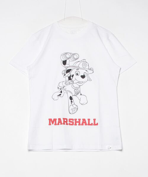 Vehicles(ビークルズ)の「パウパトロール 子供服 グラフィック半袖Tシャツマーシャルホワイト マーシャル(Tシャツ/カットソー・レディース・ブラック/ホワイト・womens free/MEDIUM/LARGE)」の10枚目の写真