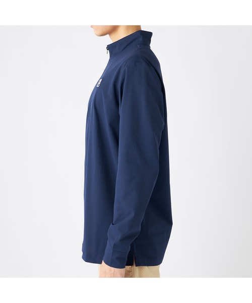FILA GOLF（フィラゴルフ ）の「FILA GOLF フィラゴルフ ゴルフウェア  ワンポイント ロゴ 刺繍 ドライ UVカット ハーフZIP 長袖シャツ（Tシャツ/カットソー・メンズ・ネイビー/ホワイト/ブラック・M/3L/L/LL）」の15枚目の写真