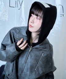 ライダースジャケット（グレー/灰色系）ファッション通販 - ZOZOTOWN