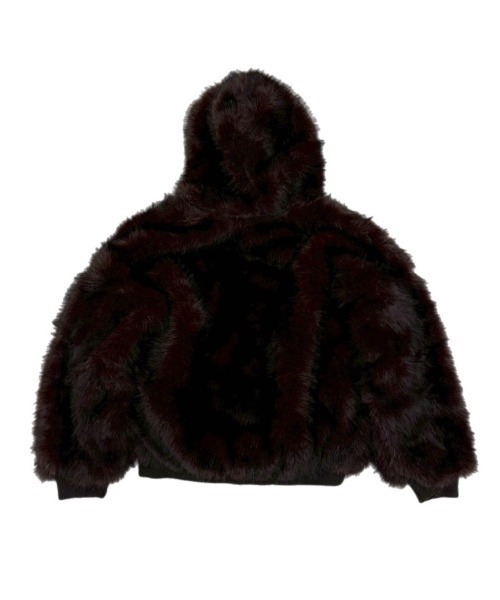 Chikashitsu +】oversized hooded fur blouson / 【チカシツプラス