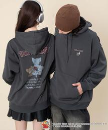 ∴WEGO/TOMandJERRYグラフィックプルパーカー