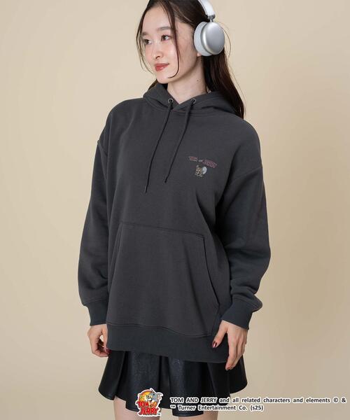 Tom&Jerry(トムアンドジェリー)の「∴WEGO/TOMandJERRYグラフィックプルパーカー(パーカー・メンズ・ホワイト/スミクロ・LARGE/MEDIUM)」の6枚目の写真