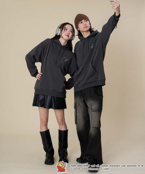 Tom&Jerry(トムアンドジェリー)の「∴WEGO/TOMandJERRYグラフィックプルパーカー(パーカー・メンズ・ホワイト/スミクロ・LARGE/MEDIUM)」の12枚目の写真